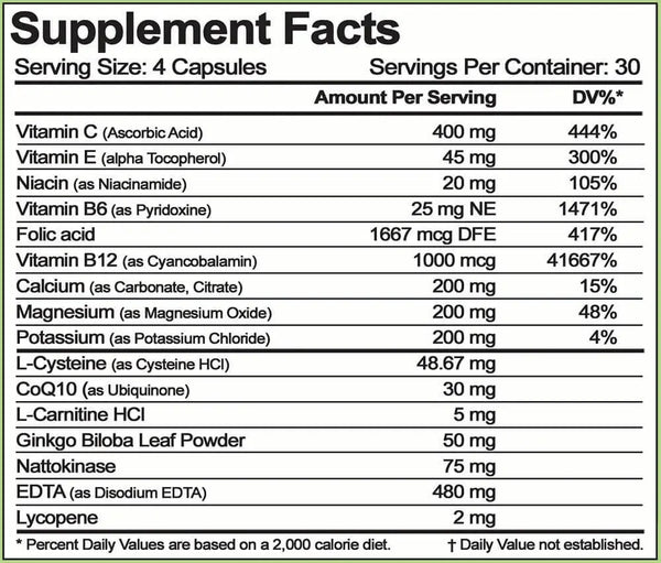Cardio D-Plaq – 120 Veggie Capsules