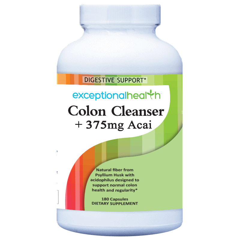 Colon Cleanser Acai 375mg 180 Veggie Capsules