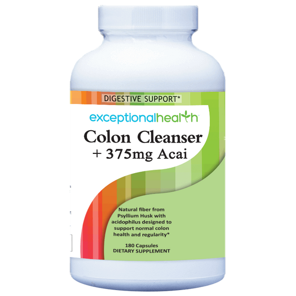 Colon Cleanser Acai 375mg 180 Veggie Capsules