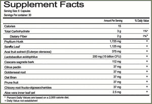 Colon Cleanser Acai 375mg 180 Veggie Capsules